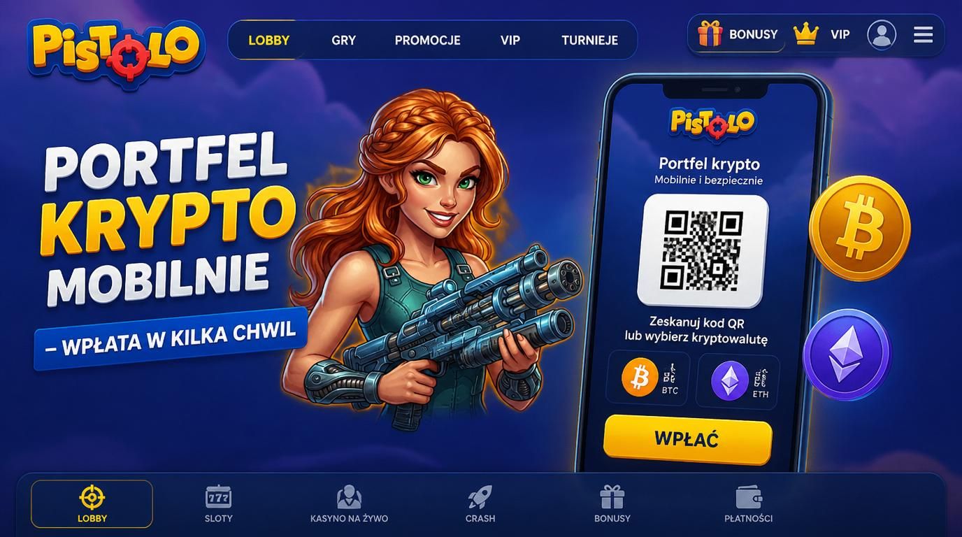 Mobilna wpłata przez portfel kryptowalutowy